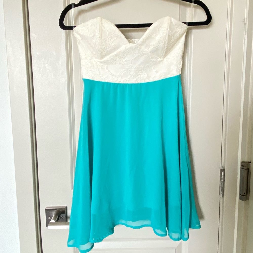 Strapless Spring Dress